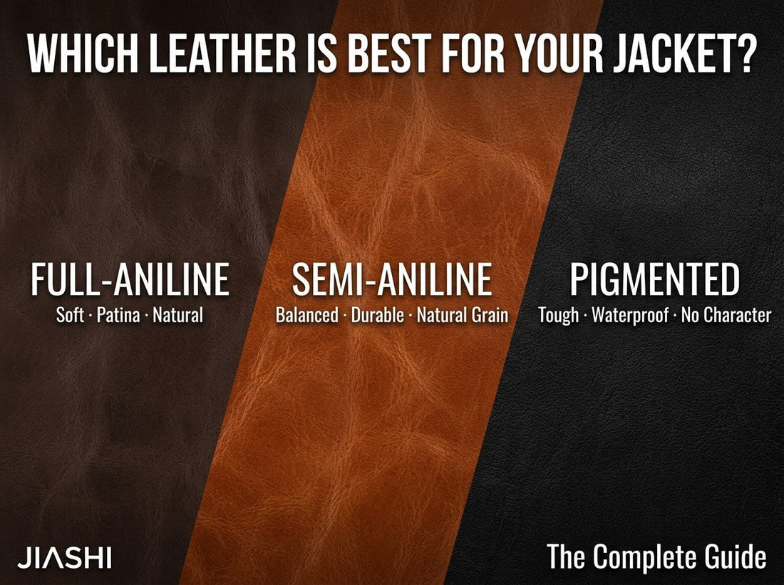 The Ultimate Guide to Leather Types for Men's Jackets