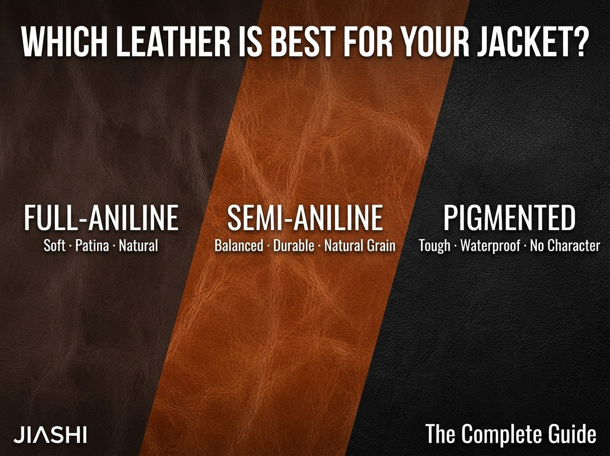 The Ultimate Guide to Leather Types for Men's Jackets