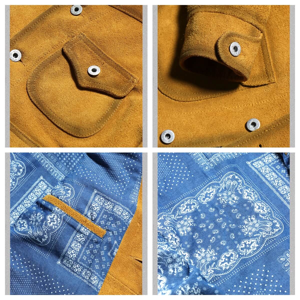Men's Suede Western Leather Jacket-Wren