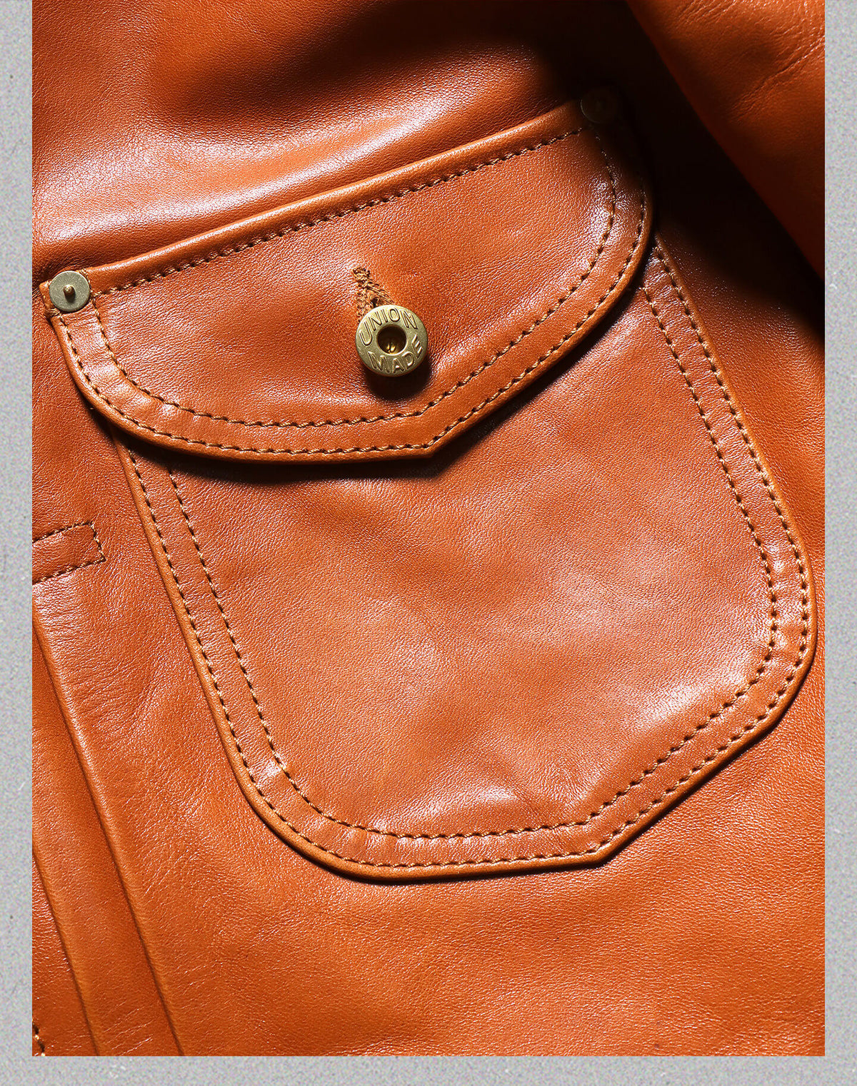 Men's Tan Trucker Leather Jacket-Primus