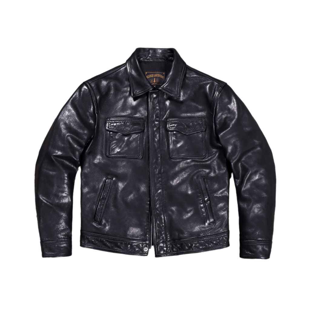 Men's Field Leather Jacket-Sylva