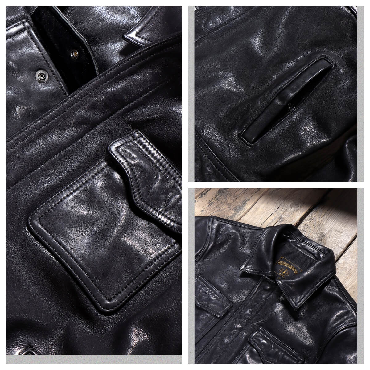 Men's Field Leather Jacket-Sylva