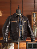Men's Flight Leather Jacket-Ignis
