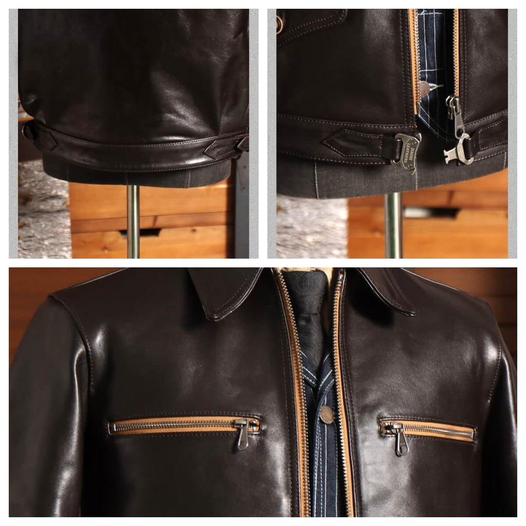 Men's Flight Leather Jacket-Ignis