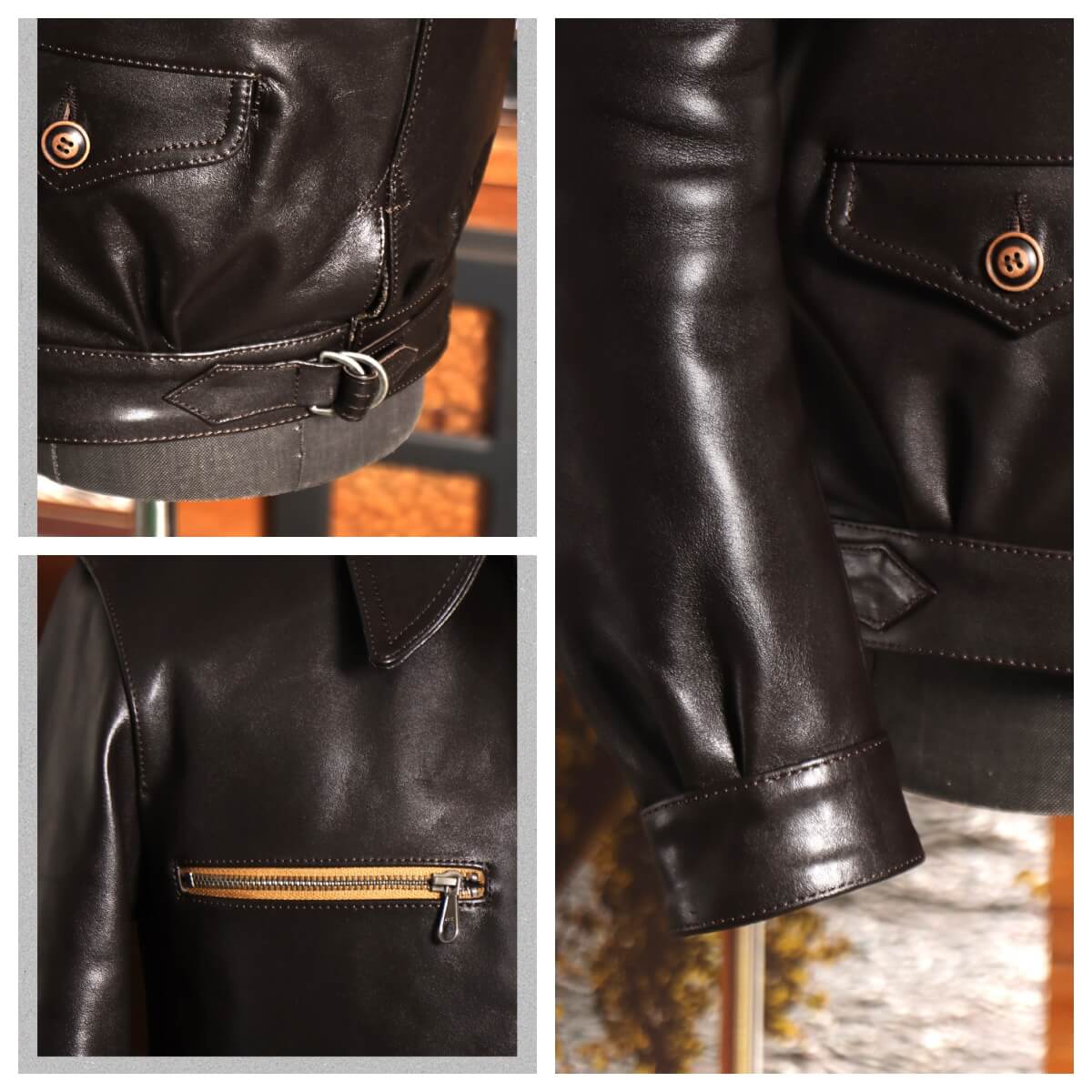 Men's Flight Leather Jacket-Ignis