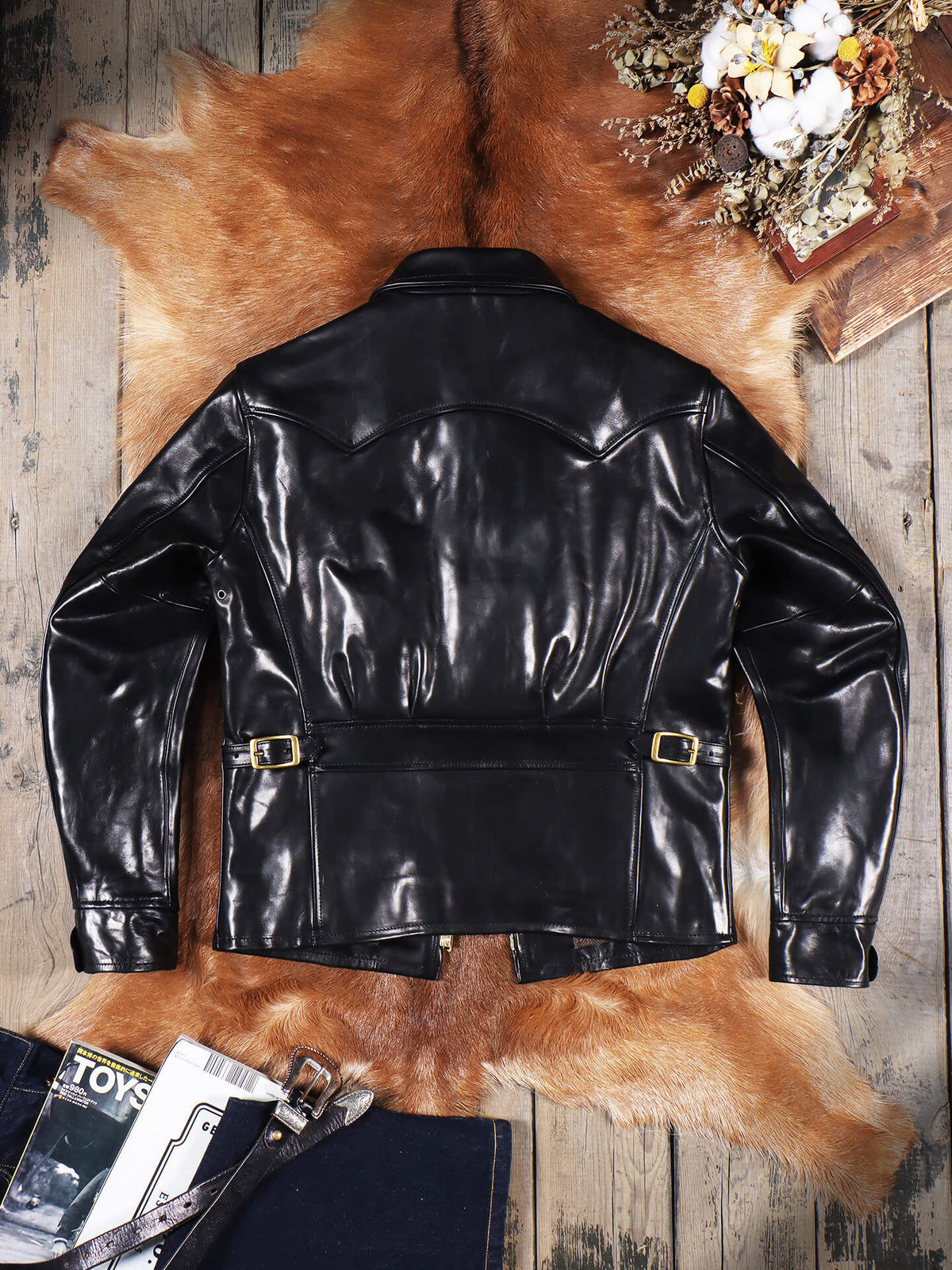 Men's Rider Leather Jacket-Velox