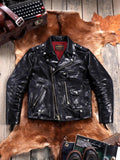 Men's Rider Leather Jacket-Gravis