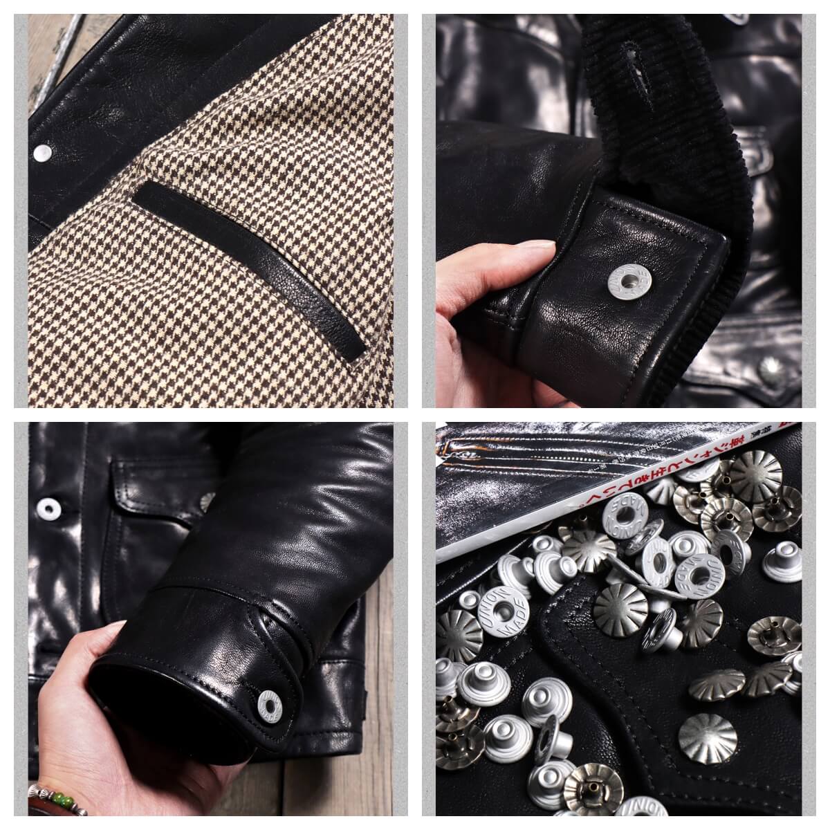 Men's Western Leather Jacket-Aigokeros