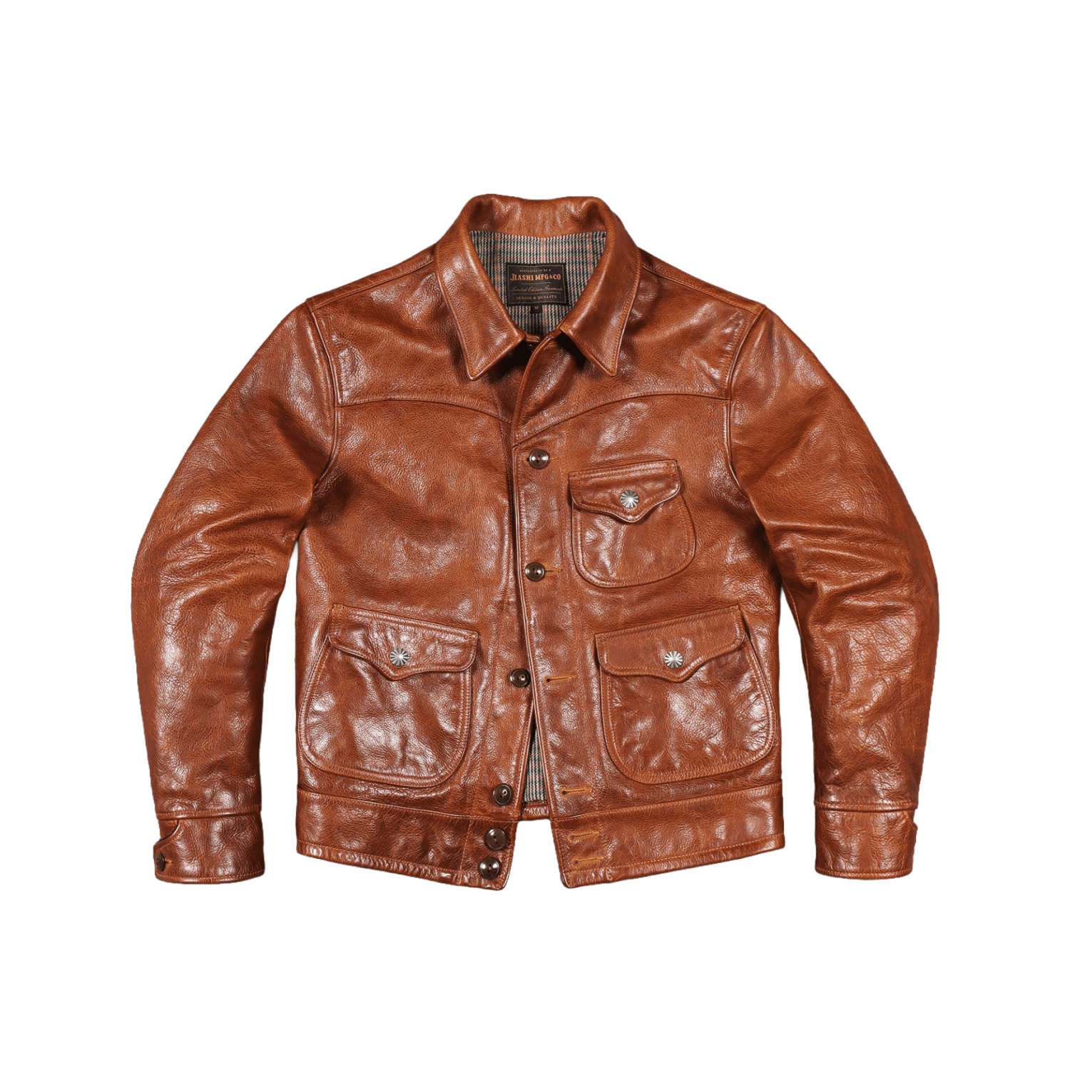 Men's Western Leather Jacket-Cazador