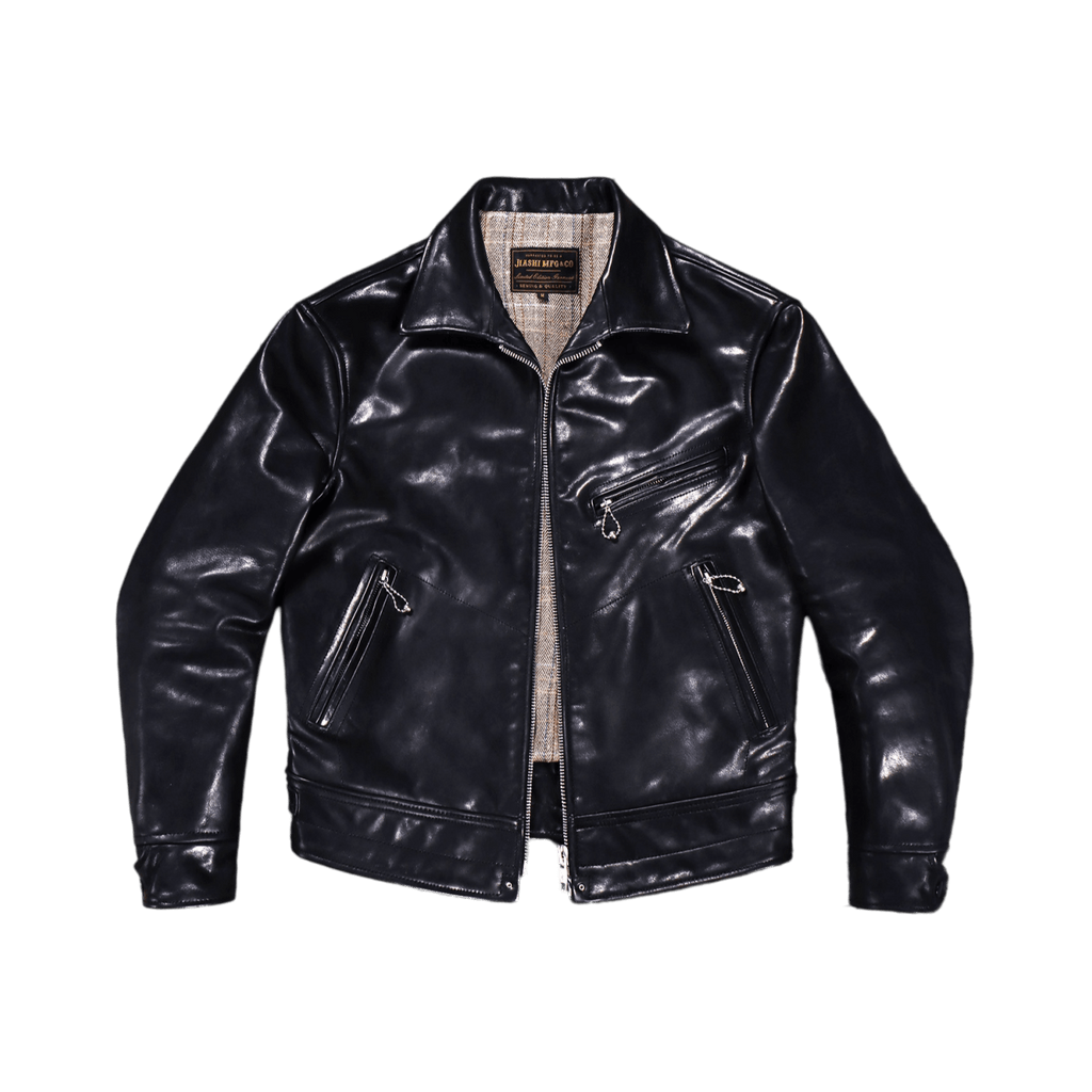 Men's Rider Leather Jacket-Aura