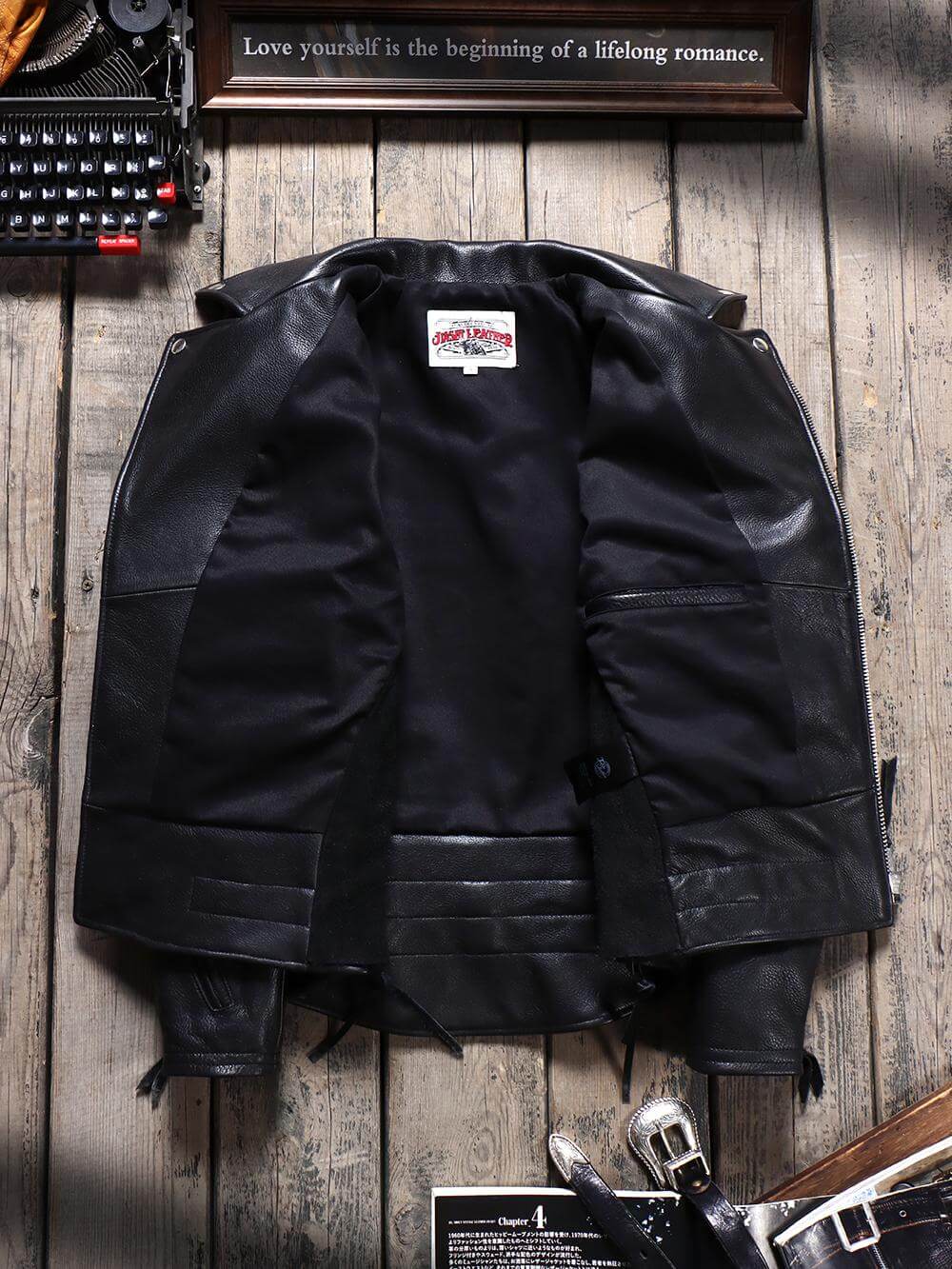 Men's Rider Leather Jacket-Eques