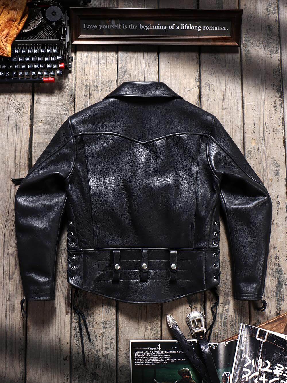 Men's Rider Leather Jacket-Eques