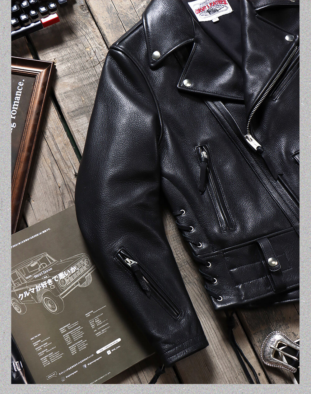Men's Rider Leather Jacket-Eques
