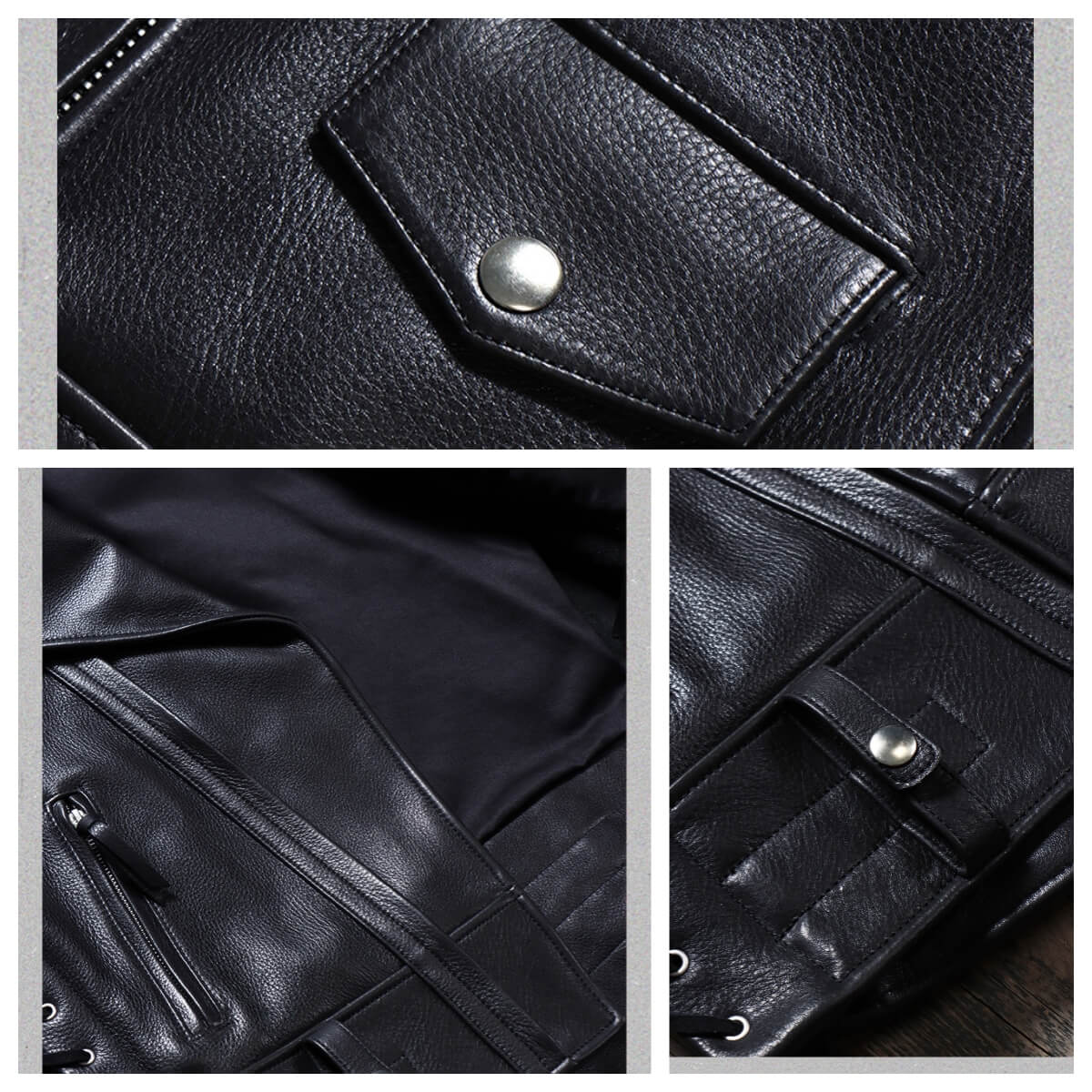 Men's Rider Leather Jacket-Eques