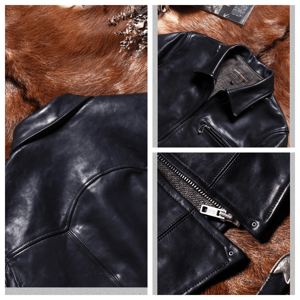 Men's Rider Leather Jacket-Stadium