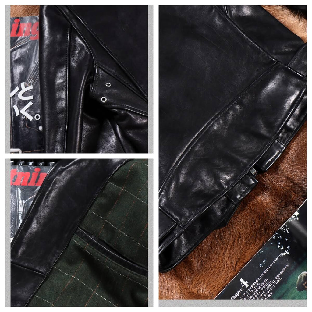Men's Rider Leather Jacket-Cursus
