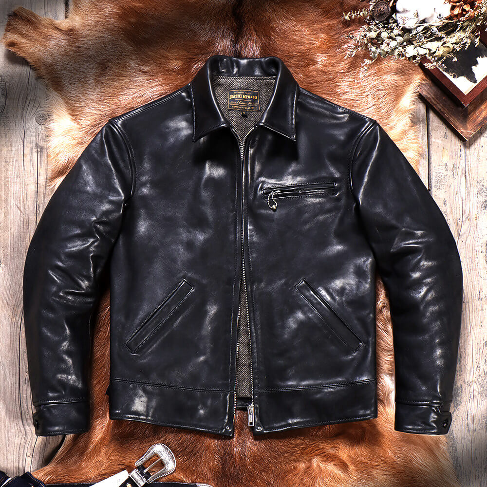 Men's Rider Leather Jacket-Stadium