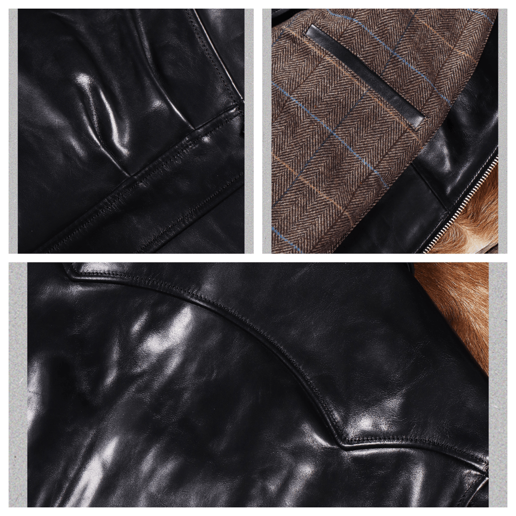 Men's Rider Leather Jacket-Velox