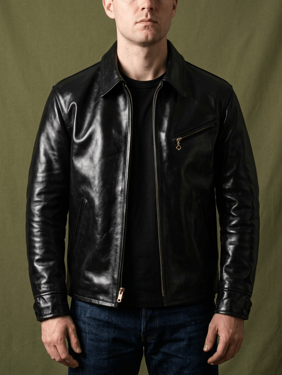Men's Rider Leather Jacket-Velox