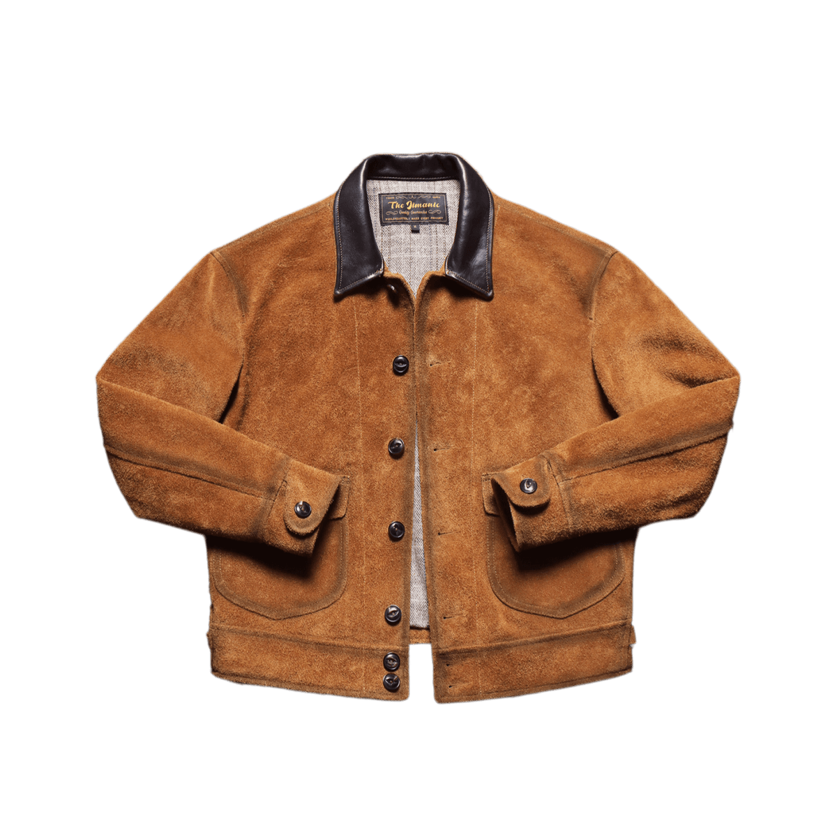 Men's Suede Western Leather Jacket-Ager