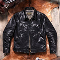 Men's Western Leather Jacket-Lobo Mollis