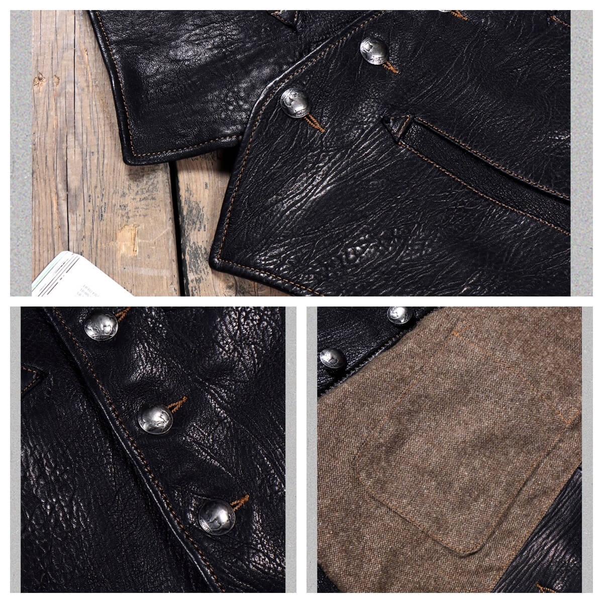 Men's Western Leather Vest-Ovis